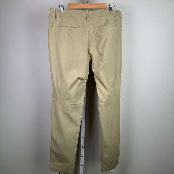 Lululemon ABC Khaki Long Pants Men's Size 34 - Picture 6 of 9